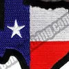 Cała Mapa Texas State Mapa Texas Flag Hafted Patch Iron na Armband Odznaka Armia taktyczna wojskowa motocyklista łatka DIY ACCES298P