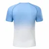 Męskie koszule T-koszulki UPF 50 Gradient ochrony przeciwsłonecznej T-shirt młodzieżowa koszula pływacka Rashguard szybko wysuszyć krótkie rękaw dla dzieci