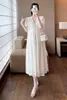 Maternity Dresses Summer Fashion Maternity Long Dress Fashion neck Straight Clothes for Pregnant Women Stylish Pregnancy