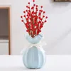 Dekoracyjne kwiaty realistyczne świąteczne jagody do dekoracji domowej przyciągające wzrok sztuczne holly jagry dekoracje świąteczne