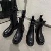 Stivali Autunno Per Le Donne Piattaforma Chelsea Boot Primavera Stivaletti In Pelle Di Vacchetta Moda Femminile Fondo Spesso Nero Bootie998 230919