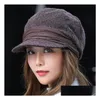 7 colori autunno inverno donna berretto ottagonale cappelli pettinati plaid berretti da strillone stile casual breve grondaia cupola bei regali per la ragazza Drop De Dhavs