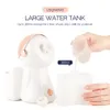 Steamer Astronauta Forma Nano Ionic Steamer 380ml Névoa Rosto Vapor Pulverizador Pele Profunda Limpa Hidratar Umidificador Máquina de Beleza 230918