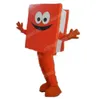 Performance Orange Notebook Mascot Costume Top Quality Halloween Christmas Fancy Party Dress Cartoon Character Outfit Suit Carnival Unisex Adults Outfit