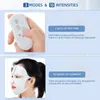 Rengöringsverktygstillbehör EMS Mask Low Frequency Microcourrent Dubbel Chin Minska skönhet Face Lyftmaskin Hydration Skin åtdragning Mask 230918