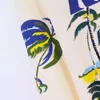Diseñador Ropa de moda Sudaderas para hombres de lujo Rhude American High Street Patrón de árbol de coco Impresión de letras Sudadera con capucha Suelta Relajada Suéter de pareja para hombres y mujeres