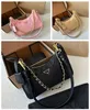 Lüks çanta torbası naylon muşamba ekose hobo alt koltuk torbası tasarımcı çanta kadınlar için erkekler çantalı crossbody çanta djustable omuz kayışı