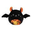 Muñecos de peluche 23cm906in Halloween Calabaza Murciélago Peluches Figura de animal de peluche Diablo de dibujos animados Modelos suaves Regalos para niños Decoración 230919