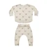 Ensembles de vêtements 03Y bébé garçons vêtements ensemble printemps été doux coton né fille 2 pièces hauts t-shirt pantalon enfant en bas âge 230919