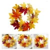 Candle Holders Harvest Festival Garland Decor Table Wreaths Ring Halloween Rings Flower Centerpiece Pvc Plastic