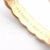 Luxe breedte 8 mm merkstempel dames meisje raster armbanden armbanden 316L roestvrij staal 18K goud rose zilver origineel logo graveren kerst sieraden dame feest