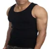 Canotta a coste da uomo con muscoli interi di alta qualità in cotone 100, maglietta a costine1291S