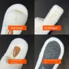 Slippers Women's 2023 Open-toe Thick Bottom Flat Solid Color Shoes Summer Fashion Autumn and Winter Models Female Fur 230919