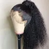 Tiefes lockiges Echthaar-Perücken mit 250 Dichte, 360 Lace Frontal, Ingwer, lockig, leimlose Perücke, orangefarbene HD-Deep Wave Lace Frontal-Perücken für Frauen