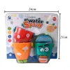 Bath Toys Baby Shower Bath Toys Set Baby Bathtub Mini Leaky Bucket Beach Toys Sprinkling Shower Spela Water Cups Gifts For Toddler 230919