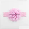 26 Colors Baby Lace Flower Hair Band 2 Styles Silk Rope Knitted Elastic Headband Head Bands Accessories Drop Delivery Dhps2