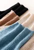 Pulls pour femmes hiver laine couleur pure pull pull mode tempérament banlieue col roulé dames