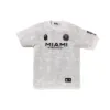 bape x miami a wating Ape Rare Gorilla Head t Shirt print tee short shore 829