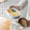 Servis uppsättningar China High Quality Lunch Box Håll Freshing Bento Boxes Betyg Mikrovågsbehållare med separata rutnät Drop Delivery OtBew