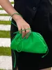디자이너 가방 녹색 핸드백 럭셔리 디자이너 핸드백 여성 크로스 바디 가방 어깨 가방 패션 다목적 조각 구름 가방 동전 지갑