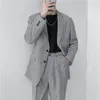 Herrenanzüge Blazer Herren Korean Chic Streetwear Lose lässige Vintage Plaidanzug Jacken Marke Männlich Mode Hochzeitskleid Blazer Coat Man 230919