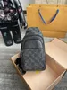 Gorące męskie torba na klatkę piersiową 5a+ torebka Crossbody Kobiety plecak Ramkie torby Messenger Bags Black Grid Designer Torebka telefon komórkowy Luksusowy portfel portfelowy