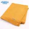 Blankets Swaddling Knitted born Swaddle Wrap Super Soft Toddler Infant Bedding Quilt For Bed Sofa Basket Stroller 230918