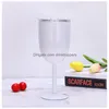 Copas de vino Copa de color de 10 oz Copas térmicas de vacío de doble pared Vaso de acero inoxidable con tapa Fy5220 Entrega de gota Inicio Dhghm