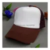 20 Colors Kids Trucker Cap Adt Mesh Caps Adjustable Baseball Snapback Hats Accept Custom Made Drop Delivery Dh1E7