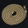 5mm Miami Cuban Link Chain Necklace Men Gold Chains Stainless Steel Choker Mens Necklace Hip Hop Jewelry Gift