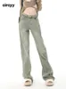 Jean femme Baggy Jean taille haute pantalon en Denim pleine longueur jambe large pantalon ample lavé 2023 rue Vintage 230918