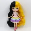 人形ICY DBS Blyth Doll Series Yinyang Hair Style like Sia White Skin 16 BJD OB24アニメコスプレ230918
