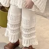 Ensembles de vêtements Mode bébé fille vêtements tricotés ensemble sweat-shirt pantalon à jambe large 2 pièces infantile enfant en bas âge enfant manteau de poussière décontracté 1 10 ans 230918