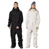 Skiing Suits OnePiece Ski Suit Men and Women Waterproof Outdoor Jumpsuit Casual Thick Winter Warm Snowboarding Set 230918