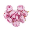 Dekorativa blommor 10 datorer/många stora konstgjorda Peony Flower Head Rose Silk Fake Diy Wedding Birthday Party Decoration