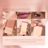 Blush Stick Whispering Softly Glow Colore trasparente della rugiada Multi-stick per labbra Occhi e guance 30g Burroso Rosy Touch Trucco naturale opaco