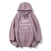 Herenhoodies Sweatshirts Uw eigen ontwerp merkfoto op maat gemaakte heren- en dames-doe-het-zelf hoodie sweatshirt casual fleece hoodie losse mode 22 kleuren 230918