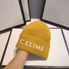 2023 Luxury Celns Knitted Hat Designer Womens Beanie cap Warm Fashion Mens Fisherman CEL Hat AAA+