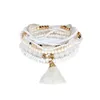 Charm Bracelets Bohemian Beach Mtilayer Crystal Beads Tassel Bangles For Women Gift Wrist Mala Bracelet Jewelry In Bk Drop Delivery Dhc6V
