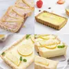 Bakeware Tools 8 Pcs Non-Stick Quiche Tart Pans Rectangle With Removable Bottom Fluted Tin For Fruit Pie Cake Biscuit Baking