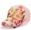 Menina rosa flor bonés unisex clássico chapéus de beisebol verão malha chapéus snapback lazer guarda-sol boné hip hop chapéu dd282