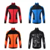 Giacche da ciclismo ARSUXEO Giacca termica da ciclismo in pile Autunno Inverno Riscaldamento Abbigliamento da bicicletta Cappotto antivento antivento Maglie da bici MTB 230919