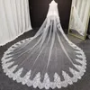 Bridal Veils Elegant Lace Cathedral Veil High Quality 3 Meters 2 Tiers Long Wedding With Comb Accessories