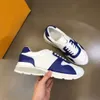 23 Run Away Sneakers Leather Leather Shicay Sleid Sole Sneakers عتيقة مطاطية وحيدة للرجال وحفلات الزفاف في حفل زفاف التزلج على الأقدام