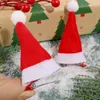 Hair Accessories Cute Christmas Clips Lovely Santa's Hat Hairpin Cosplay Props Headwear Party Ornament Children's