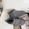 Avustralya Tasarımcı Kar Botları Kadın ayak bileği patikleri Tazz Ultra Mini Platform Boot Tasman Terlik Uggly Sheepskin Mens Kürk Slaytlar Disquette Women Kış Ayakkabıları