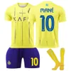 23 24 Riyadh Victory soccer jerseys No. 7 Cairo jersey 10 Mane adult children men and women set