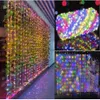 LED-strängar Party Christmas Decoration Fairy Lights Inomhus utomhus Garland Led Strip String Lights Home Decor 10-100m Plug Solar Power HKD230919