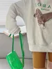 2023 럭셔리 디자이너 가방 짠 허리 가방 여성 크로스 바디 백 디자이너 숄더백 오일 왁스 가죽 패션 녹색 핸드백 지갑