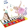 Bebê tapetes playmats musical tapete bebê jogar piano teclado brinquedo instrumento musical montessori brinquedos rastejando tapete brinquedos educativos para presentes do miúdo 230919